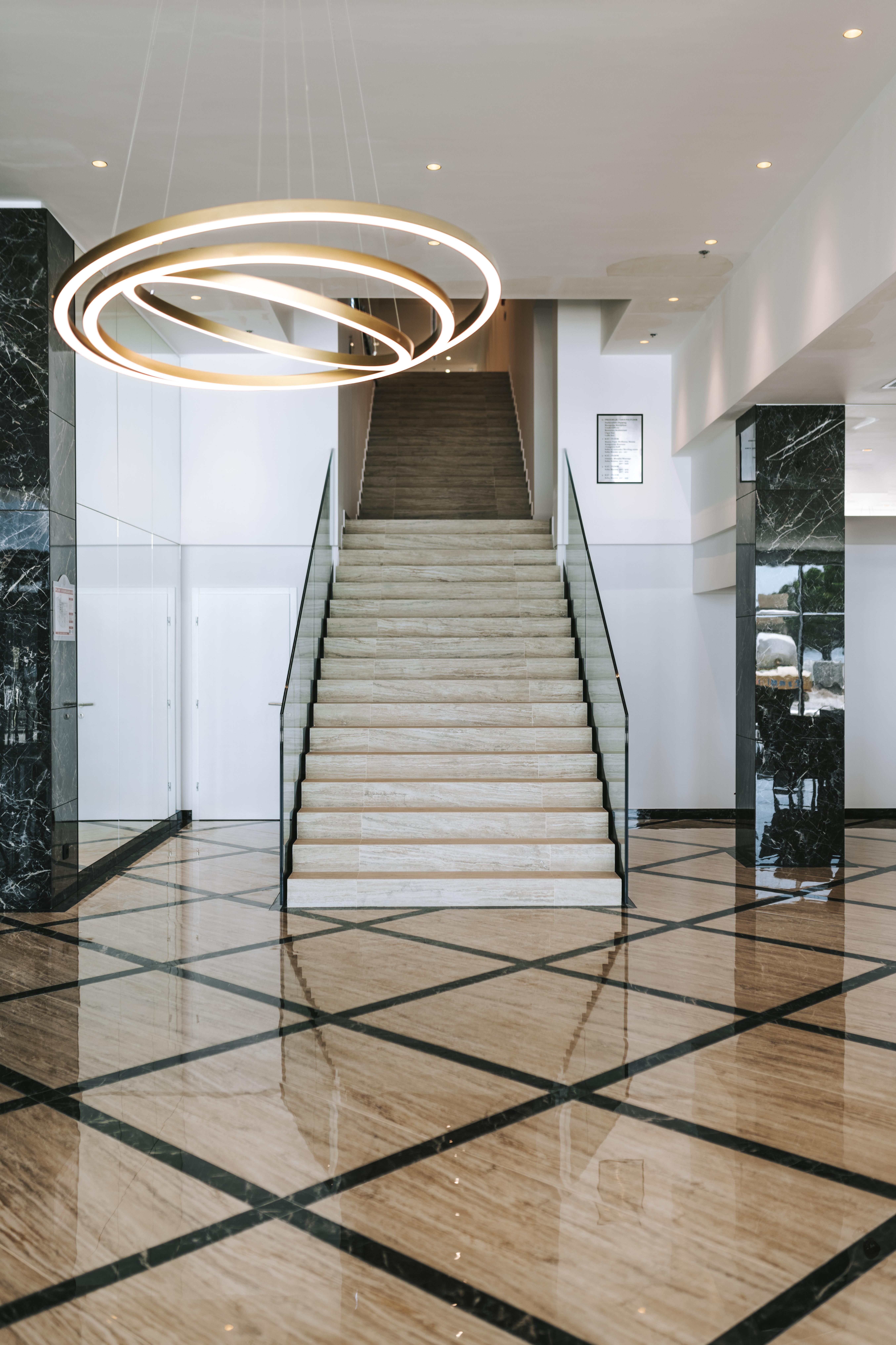 Hotel Miramare Crikvenica Bagian luar foto Marble flooring